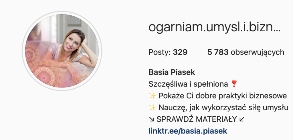 Basia Piasek Instagram https://www.instagram.com/ogarniam.umysl.i.biznes/
jak planować swój czas
